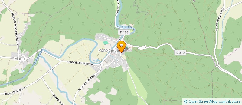 localisation de l'entreprise LA MELOSPHERE  PONT-DE-BARRET