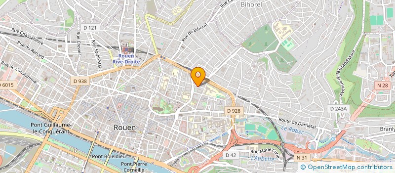 localisation de l'entreprise LA MELTINERIE à ROUEN