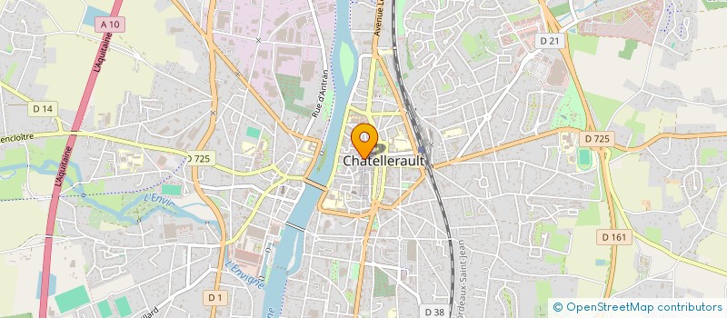 localisation de l'entreprise LA MELUSINE à CHATELLERAULT