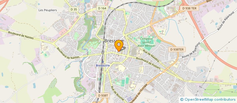 localisation de l'entreprise LA MELUSINE PLC  BRESSUIRE