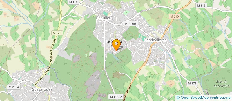 localisation de l'entreprise LA MEMBRANE DE MARIEN à BEAULIEU