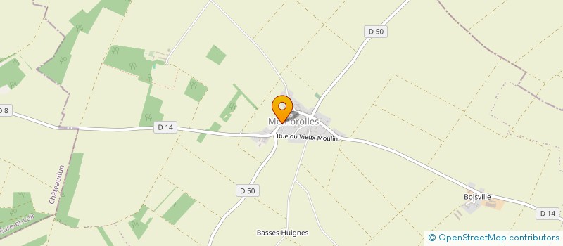 localisation de l'entreprise LA MEMBROLLAISE à BEAUCE LA ROMAINE