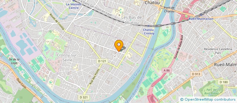 localisation de l'entreprise LA MEMOIRE DE CROISSY SUR SEINE  CROISSY-SUR-SEINE