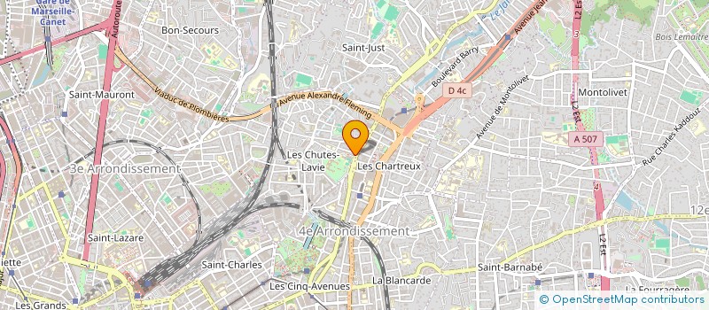 localisation de l'entreprise LA MEMOIRE DU TEMPS à MARSEILLE