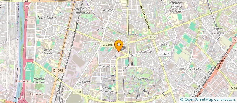 localisation de l'entreprise LA MEMONTOISE  GRENOBLE