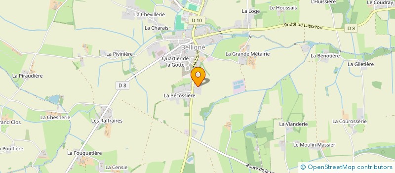 localisation de l'entreprise LA MENA  LOIREAUXENCE