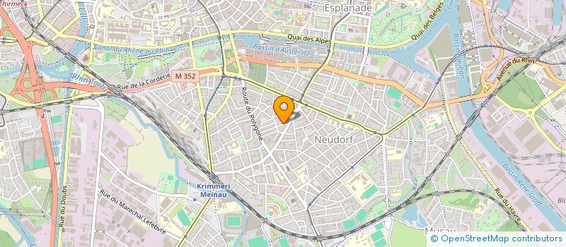 localisation de l'entreprise LA MENAGERIE à STRASBOURG