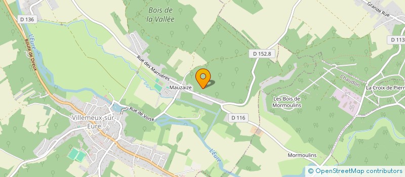 localisation de l'entreprise LA MENAGERIE à VILLEMEUX-SUR-EURE