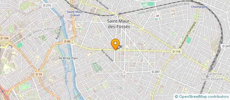 localisation de l'entreprise LA MENAGERIE à SAINT-MAUR-DES-FOSSES