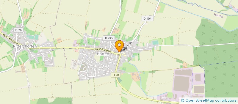 localisation de l'entreprise LA MENARA  HATTEN