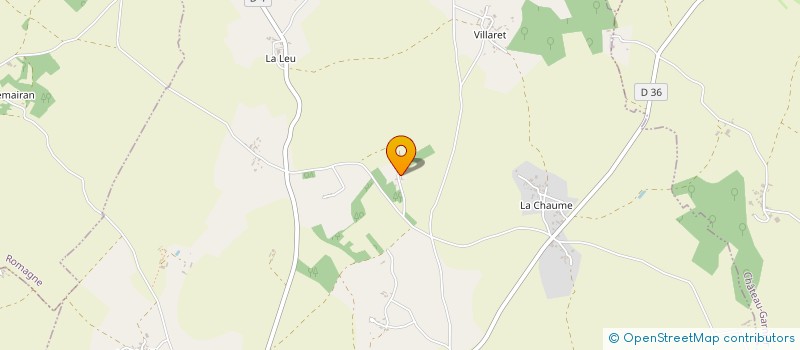 localisation de l'entreprise LA MENARDIERE à SAINT-ROMAIN