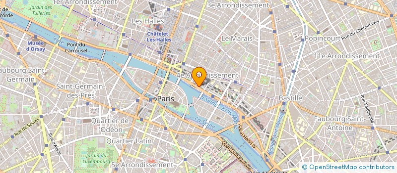 localisation de l'entreprise LA MENDIGOTTE  PARIS