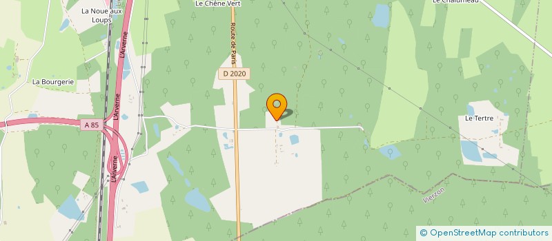 localisation de l'entreprise LA MENNERIE  THEILLAY