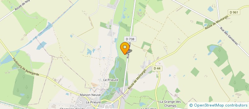 localisation de l'entreprise LA MENOTTE à MONTEREAU
