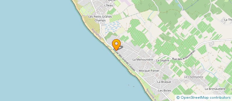 localisation de l'entreprise LA MENOU  SAINT-PIERRE-D'OLERON