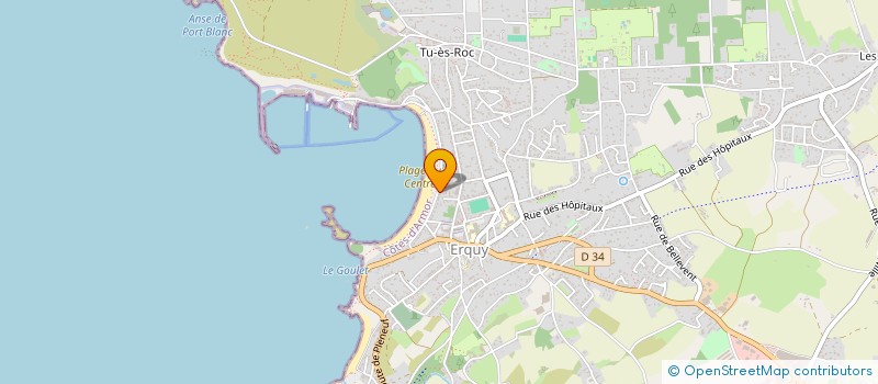 localisation de l'entreprise LA MENTALE à ERQUY