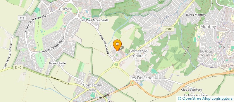 localisation de l'entreprise LA MENTHE POIVREE à GOMETZ-LE-CHATEL