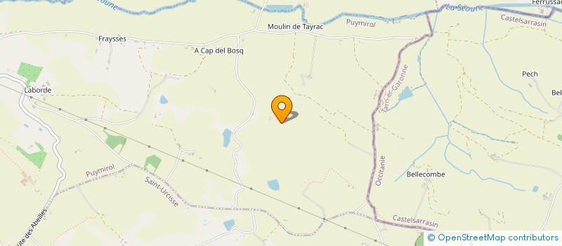 localisation de l'entreprise LA MENUISE  PUYMIROL