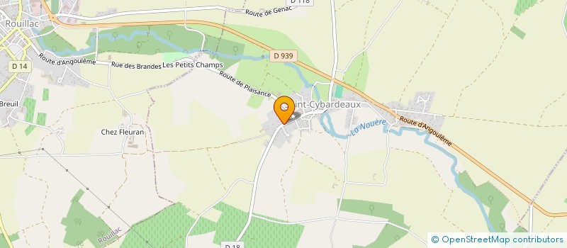 localisation de l'entreprise LA MENUISE à SAINT-CYBARDEAUX