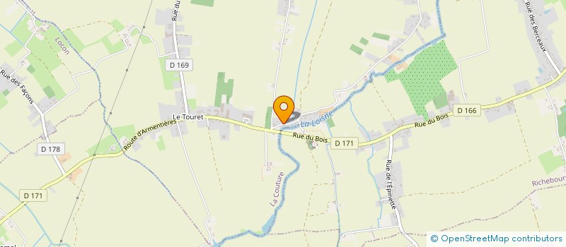 localisation de l'entreprise LA MENUISERIE  LA COUTURE