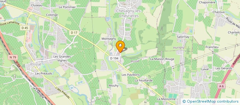 localisation de l'entreprise LA MENUISERIE ALUMINIUM à CHEVAGNY-LES-CHEVRIERES