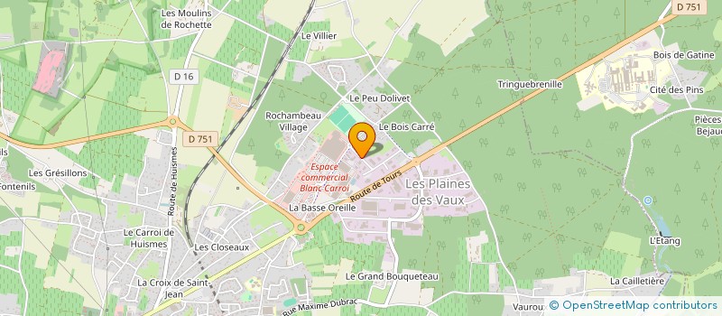 localisation de l'entreprise LA MENUISERIE CHINONAISE  CHINON