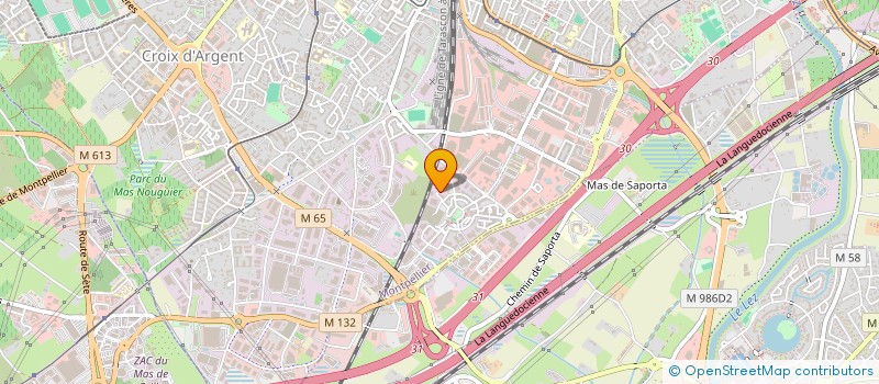 localisation de l'entreprise LA MENUISERIE COLLABORATIVE à MONTPELLIER
