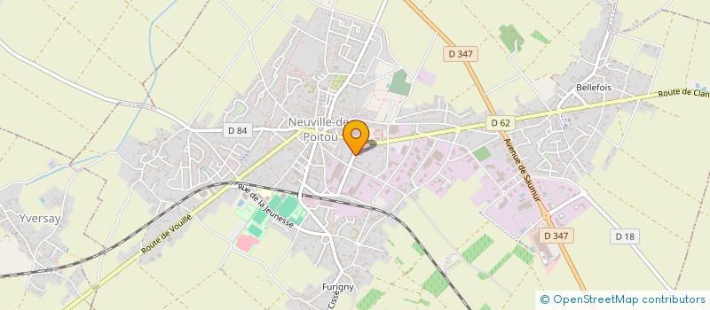 localisation de l'entreprise LA MENUISERIE D'AUGUSTIN à NEUVILLE-DE-POITOU
