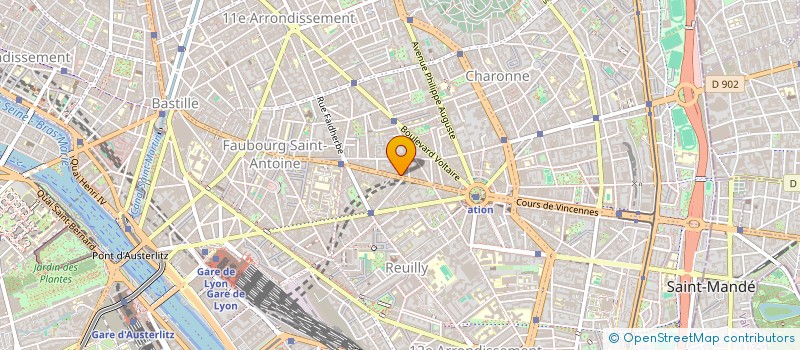 localisation de l'entreprise LA MENUISERIE DU FAUBOURG  PARIS 11