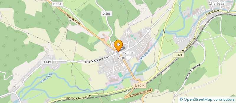 localisation de l'entreprise LA MENUISERIE POUR L'HABITAT à QUINCAMPOIX
