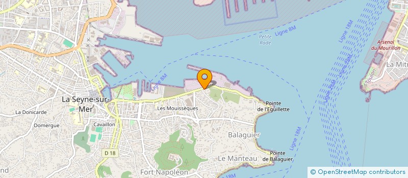 localisation de l'entreprise LA MENUISERIE SIX FOURNAISE à LA SEYNE-SUR-MER