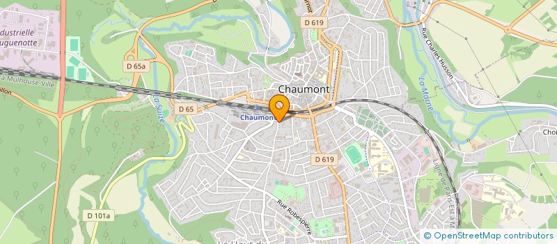 localisation de l'entreprise LA MENUIZ à CHAUMONT