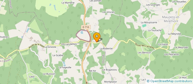 localisation de l'entreprise LA MENUSE à JOURNIAC