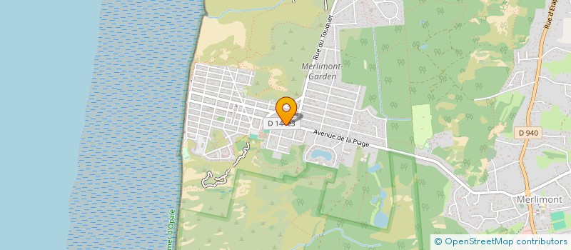 localisation de l'entreprise LA MER  MERLIMONT