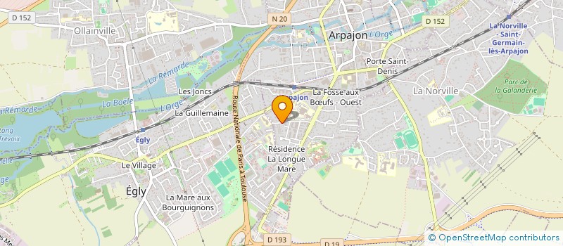 localisation de l'entreprise LA MER A LA MONTAGNE  ARPAJON