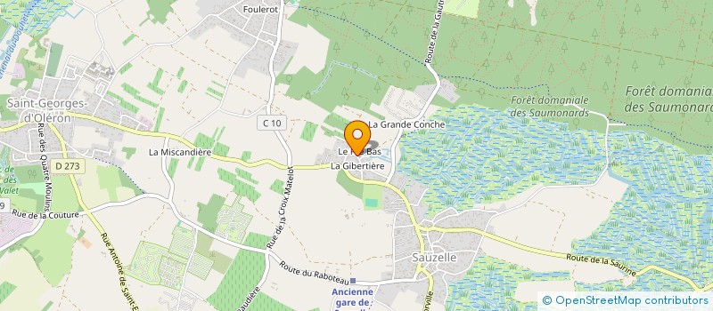 localisation de l'entreprise LA MER D'OLERON  SAINT-GEORGES-D'OLERON