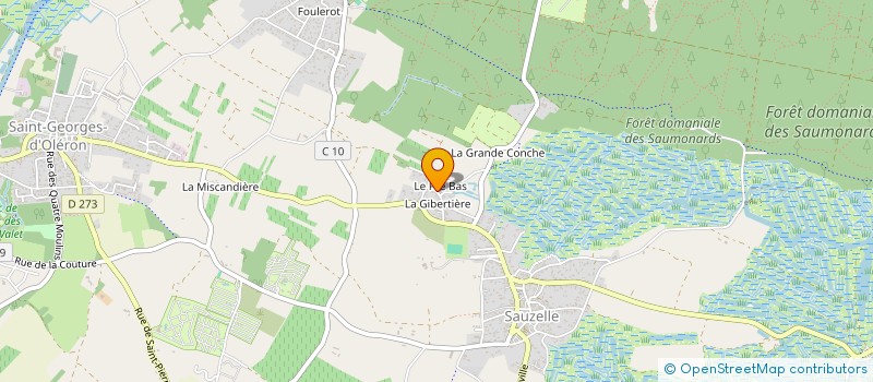 localisation de l'entreprise LA MER D'OLERON à SAINT-GEORGES-D'OLERON