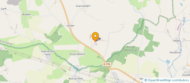 localisation de l'entreprise LA MER & MOI  GRAND-CHAMP