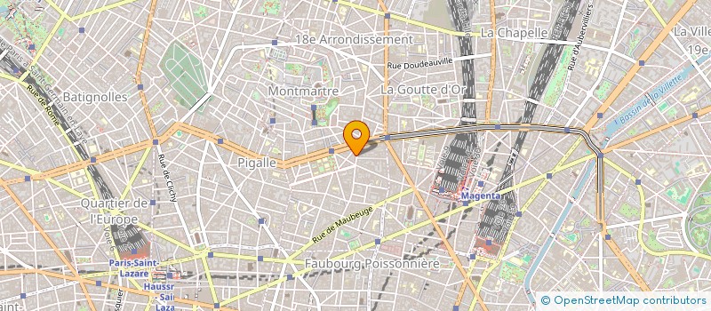 localisation de l'entreprise LA MER NOIRE  PARIS