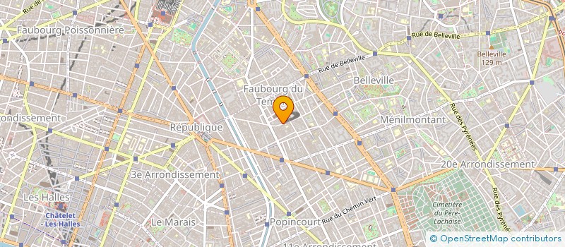 localisation de l'entreprise LA MER NOIRE  PARIS