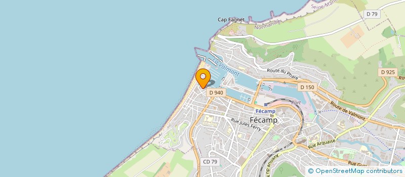 localisation de l'entreprise LA MER POUR TOUS  FECAMP