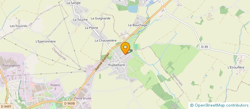 localisation de l'entreprise LA MER ROUGE  CHANTONNAY