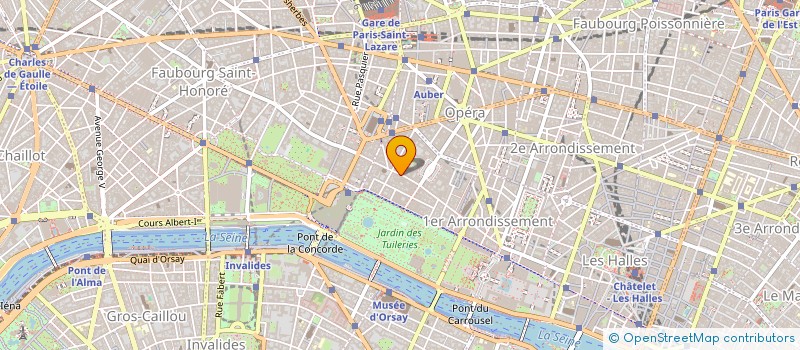 localisation de l'entreprise LA MER SACREE à PARIS