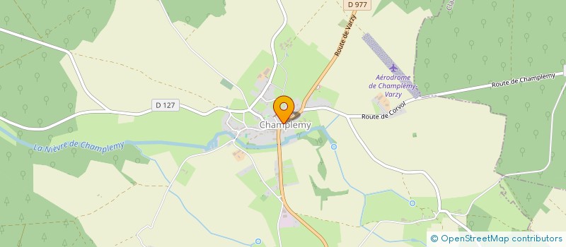 localisation de l'entreprise LA MERANDE  MENOU