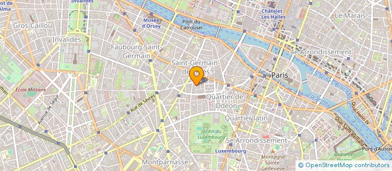 localisation de l'entreprise LA MERCERIE  PARIS