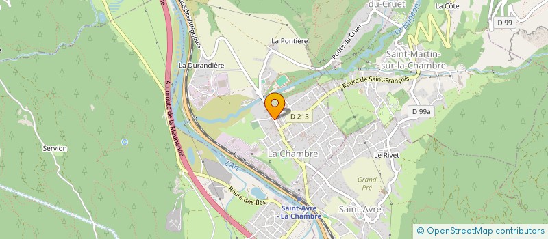 localisation de l'entreprise LA MERCERIE  LA CHAMBRE