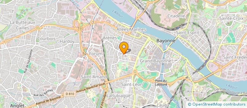 localisation de l'entreprise LA MERCERIE DU VEGETALE à BAYONNE