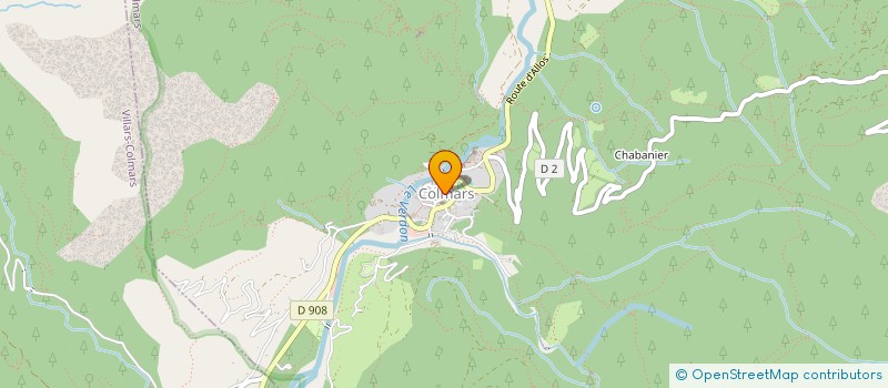 localisation de l'entreprise LA MERCIERE  COLMARS