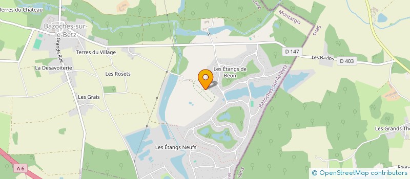 localisation de l'entreprise LA MERE DENISE SARL à BAZOCHES-SUR-LE-BETZ