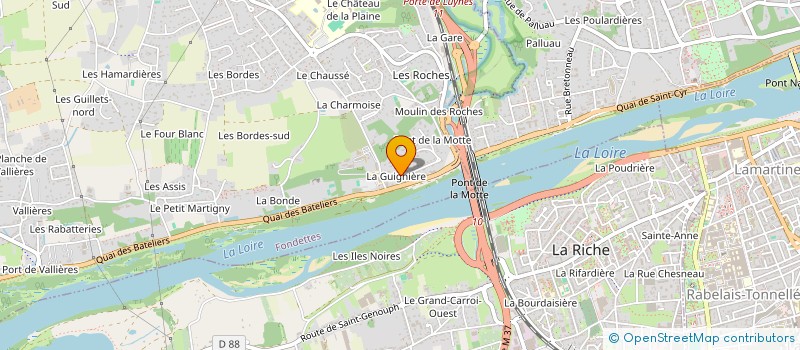 localisation de l'entreprise LA MERE DES DEUX CROIX XB-TM à FONDETTES
